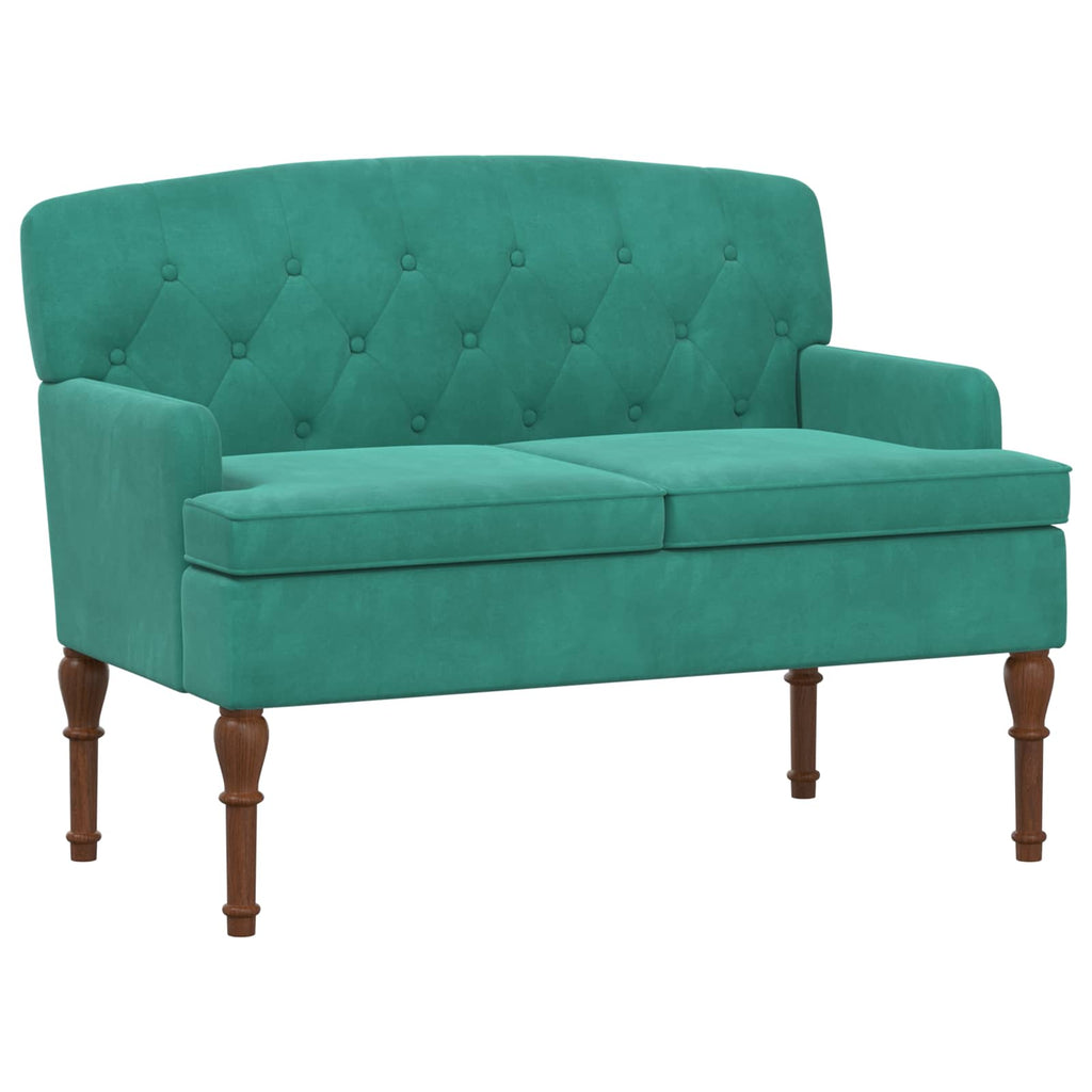 Love seat με κουμπιά Τιρκουάζ 111 x 65 x 79 εκ Βελούδο