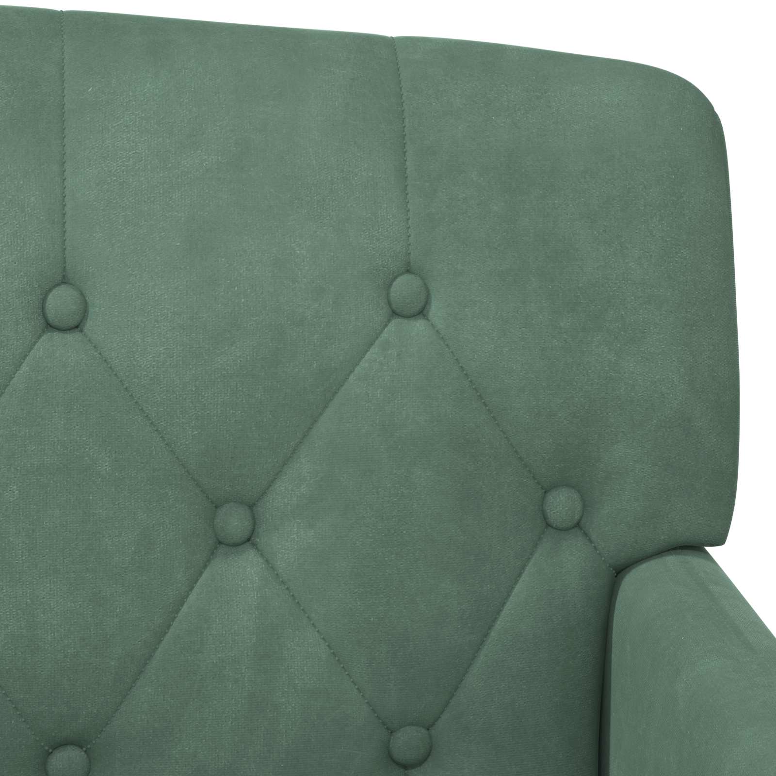 Love seat με κουμπιά Θαλασσί 111 x 65 x 79 εκ Βελούδο