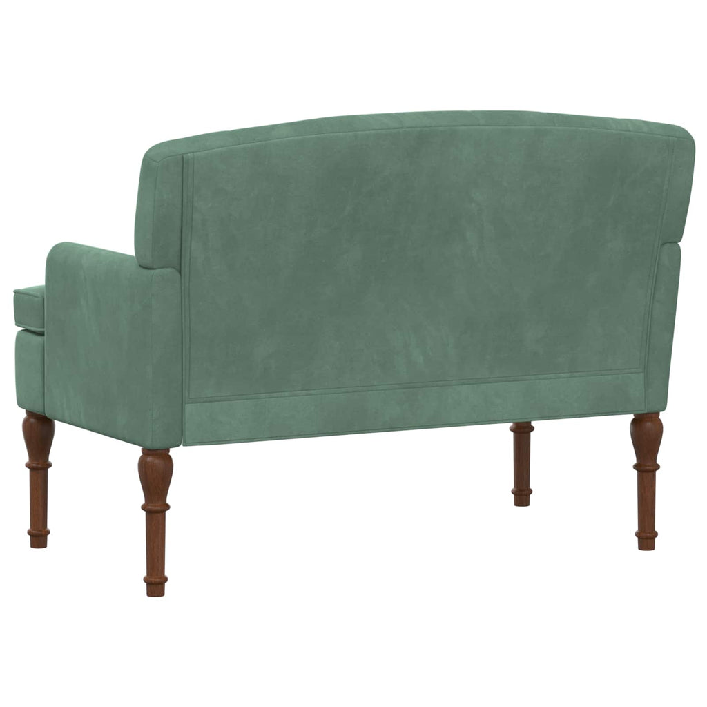 Love seat με κουμπιά Θαλασσί 111 x 65 x 79 εκ Βελούδο