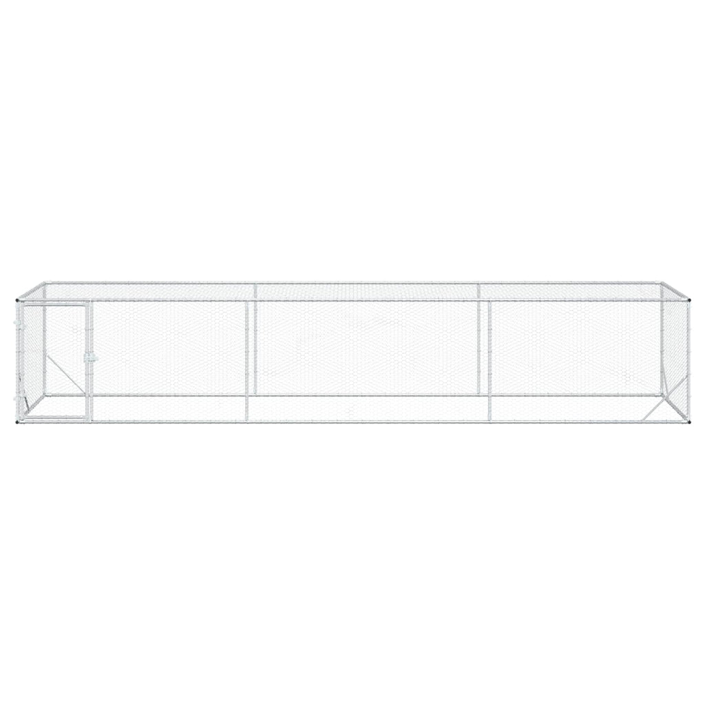 Κουτί Κοτόπουλου Ασημί 500 x 100 x 100 cm Γαλβανισμένος Χάλυβας