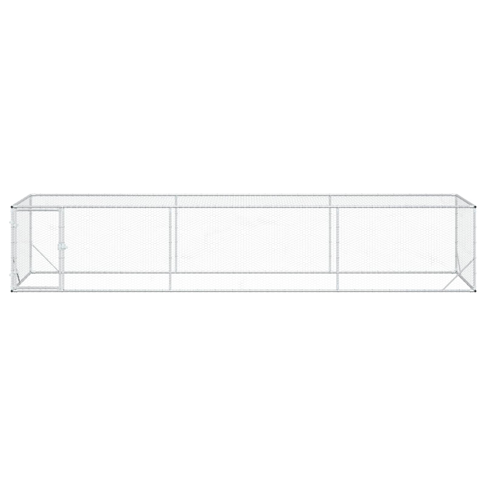 Κουτί Κοτόπουλου Ασημί 500 x 100 x 100 cm Γαλβανισμένος Χάλυβας