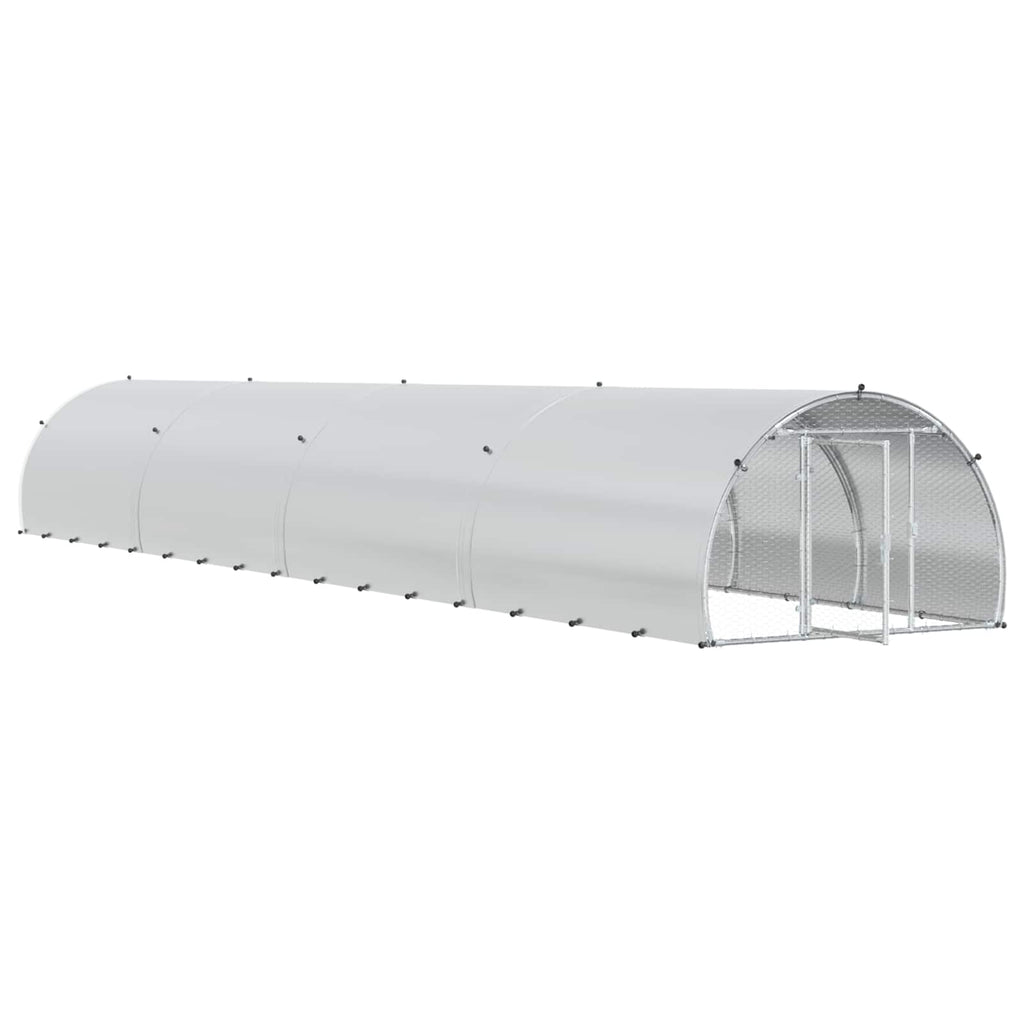 Κοτέτσι Ασημί 800 x 150 x 100 εκ. Γαλβανισμένος Χάλυβας