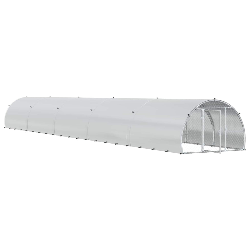 Κοτέτσι Ασημί 1000 x 150 x 100 εκ. Γαλβανισμένος Χάλυβας