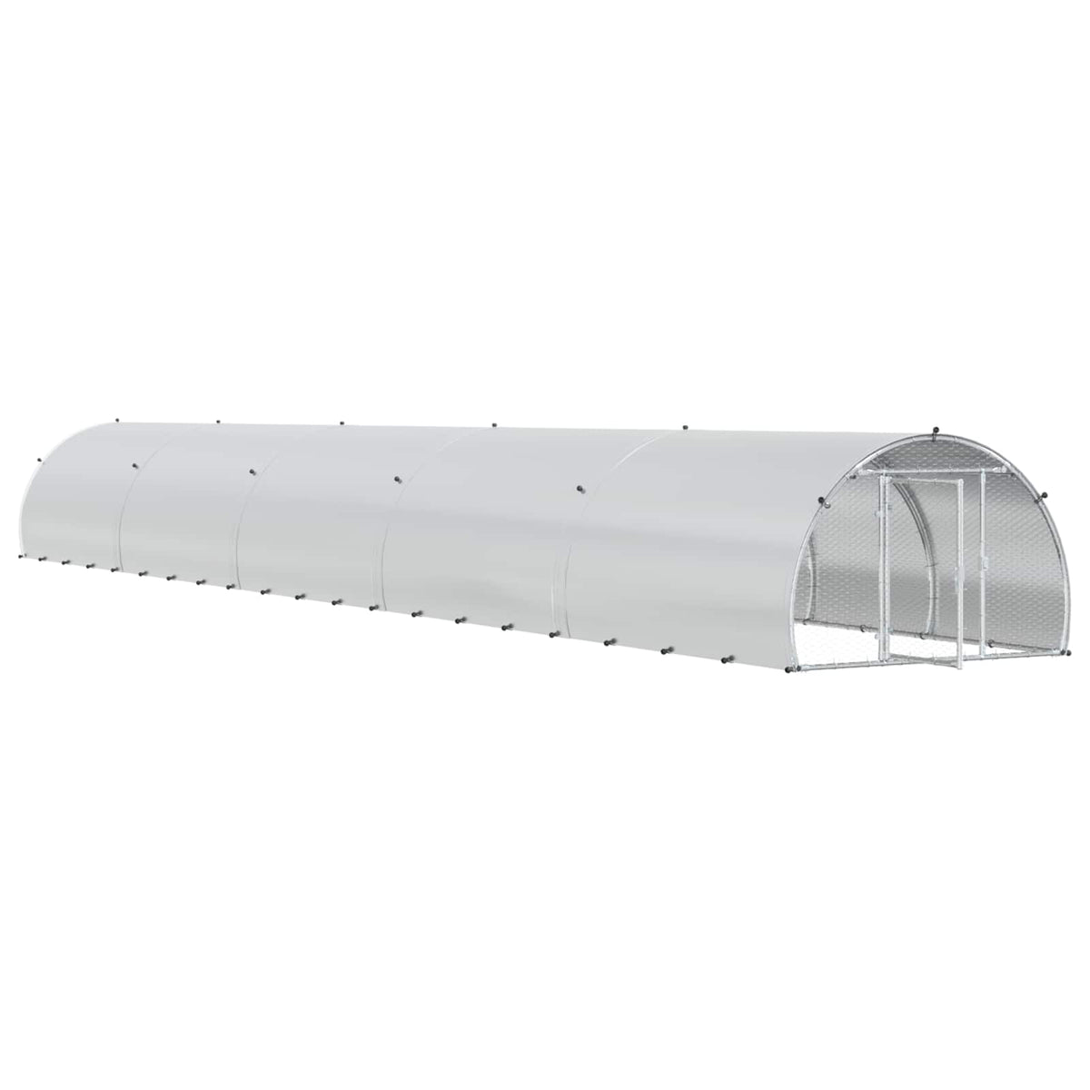 Κοτέτσι Ασημί 1000 x 150 x 100 εκ. Γαλβανισμένος Χάλυβας