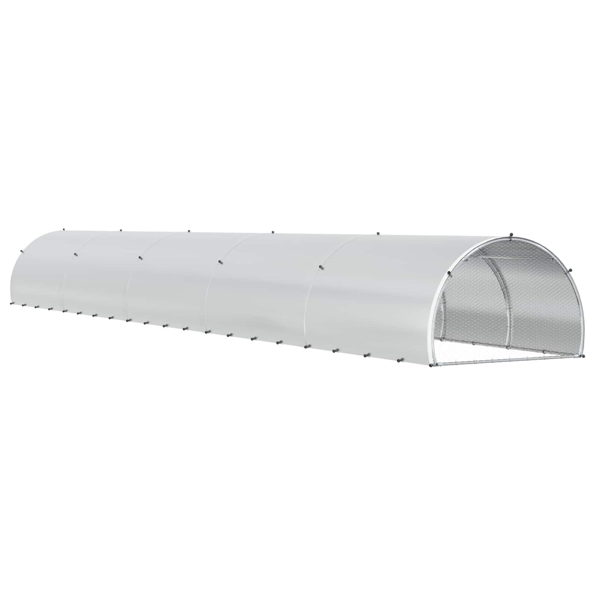 Κοτέτσι Ασημί 1000 x 150 x 100 εκ. Γαλβανισμένος Χάλυβας