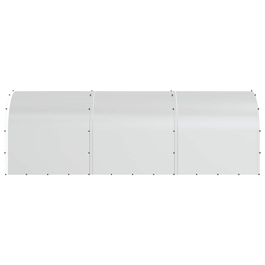 Κοτέτσι Ασημί 600 x 200 x 200 εκ. Γαλβανισμένος Χάλυβας