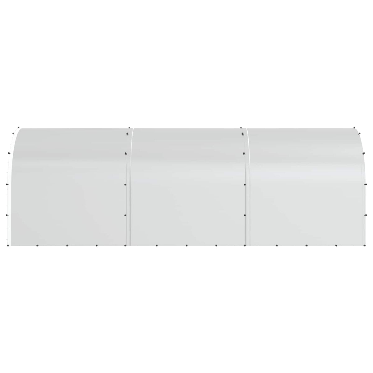 Κοτέτσι Ασημί 600 x 200 x 200 εκ. Γαλβανισμένος Χάλυβας