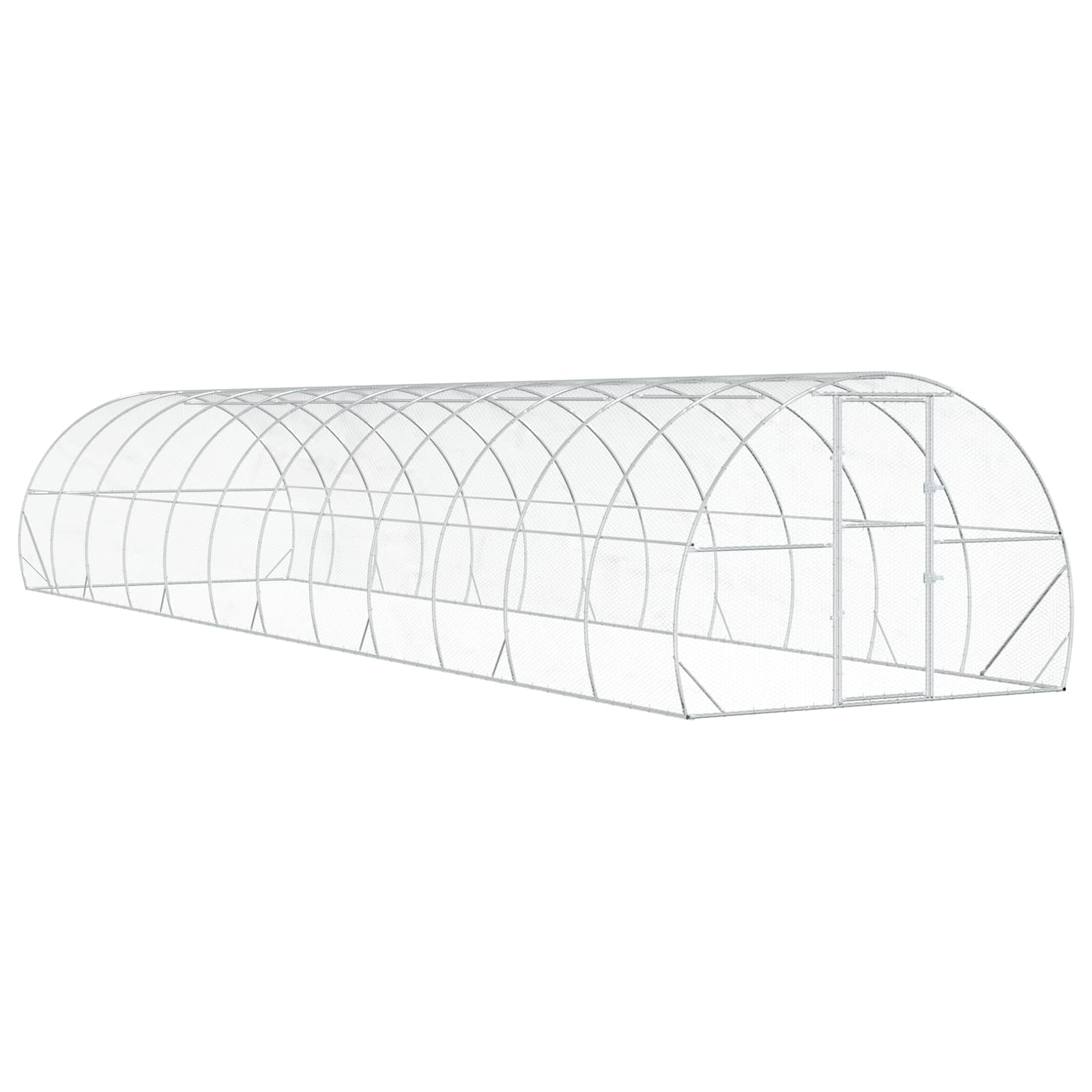 Κοτέτσι Ασημί 1200 x 300 x 200 cm Γαλβανισμένος Χάλυβας