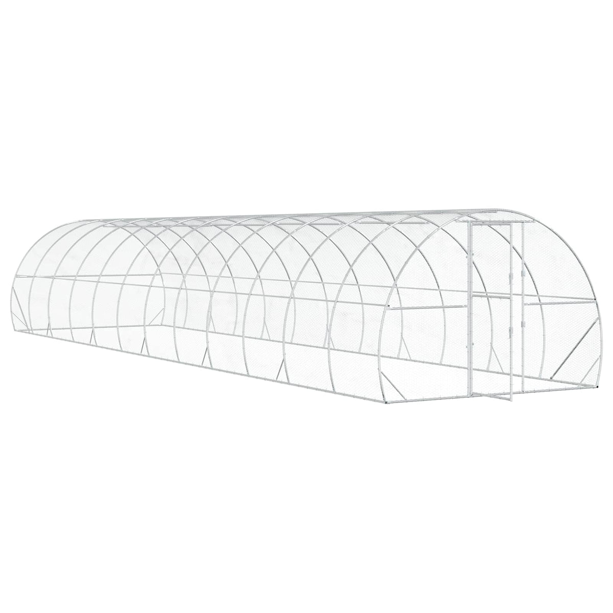 Κοτέτσι Ασημί 1200 x 300 x 200 cm Γαλβανισμένος Χάλυβας