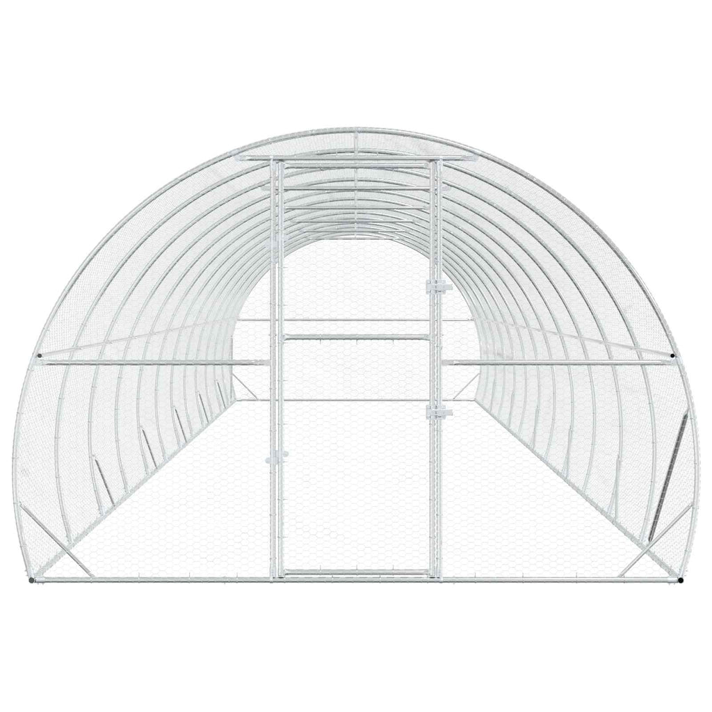 Κοτέτσι Ασημί 1200 x 300 x 200 cm Γαλβανισμένος Χάλυβας