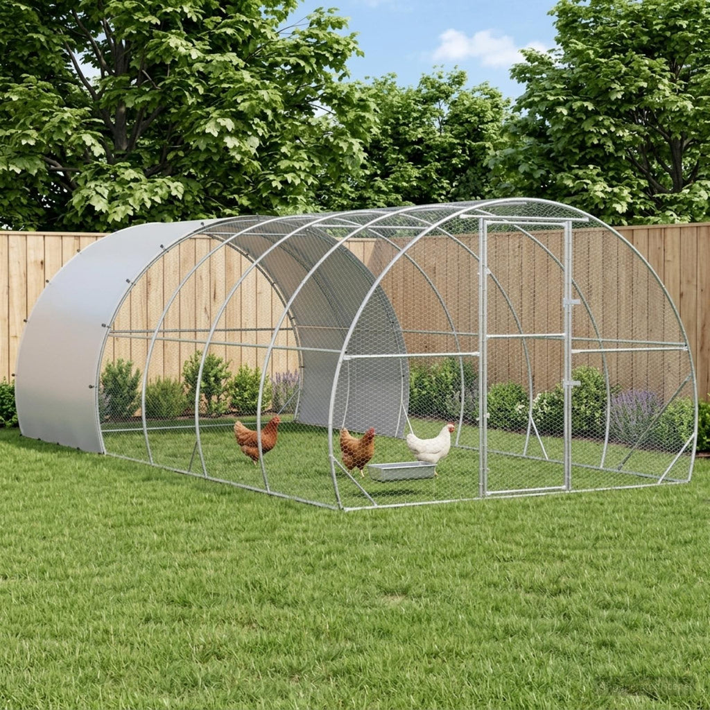 Κοτέτσι Ασημί 600 x 300 x 200 cm Γαλβανισμένος Χάλυβας