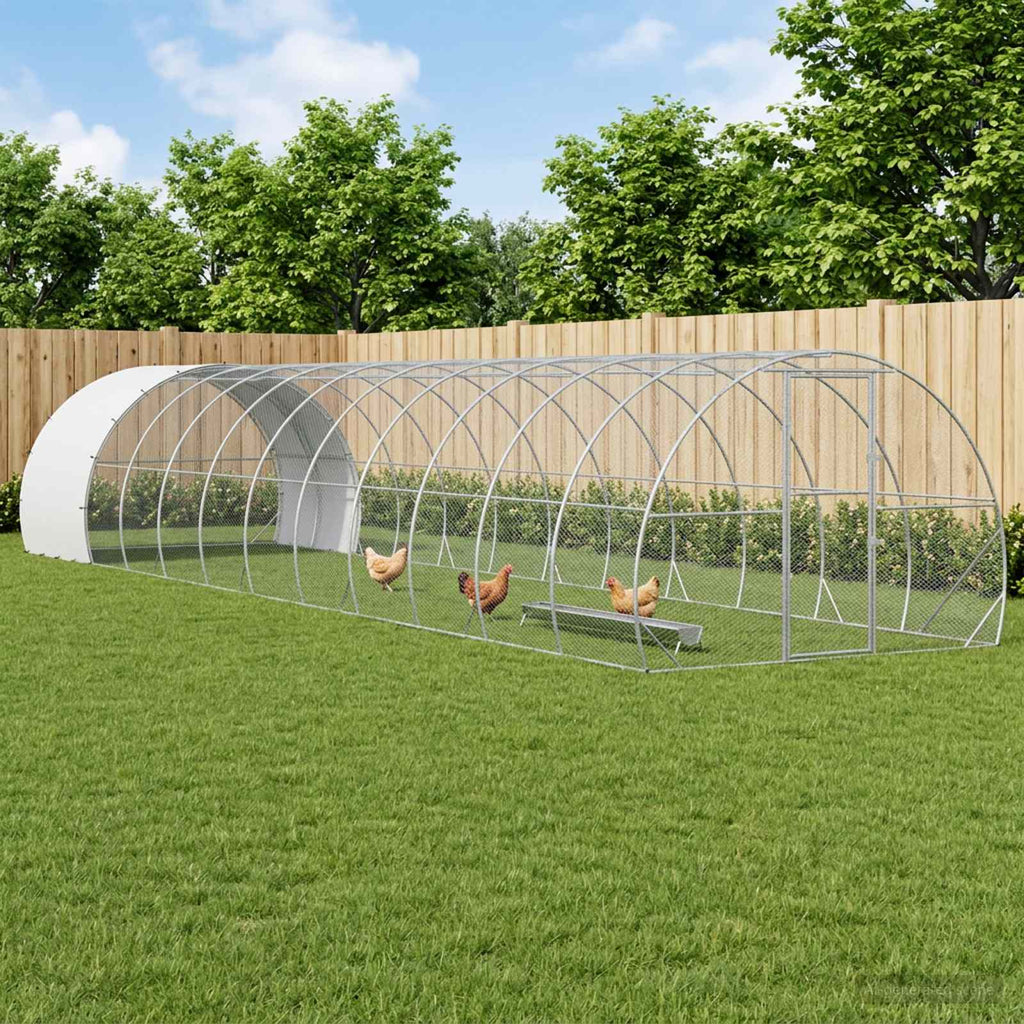 Κοτέτσι Ασημί 1200 x 300 x 200 cm Γαλβανισμένος Χάλυβας