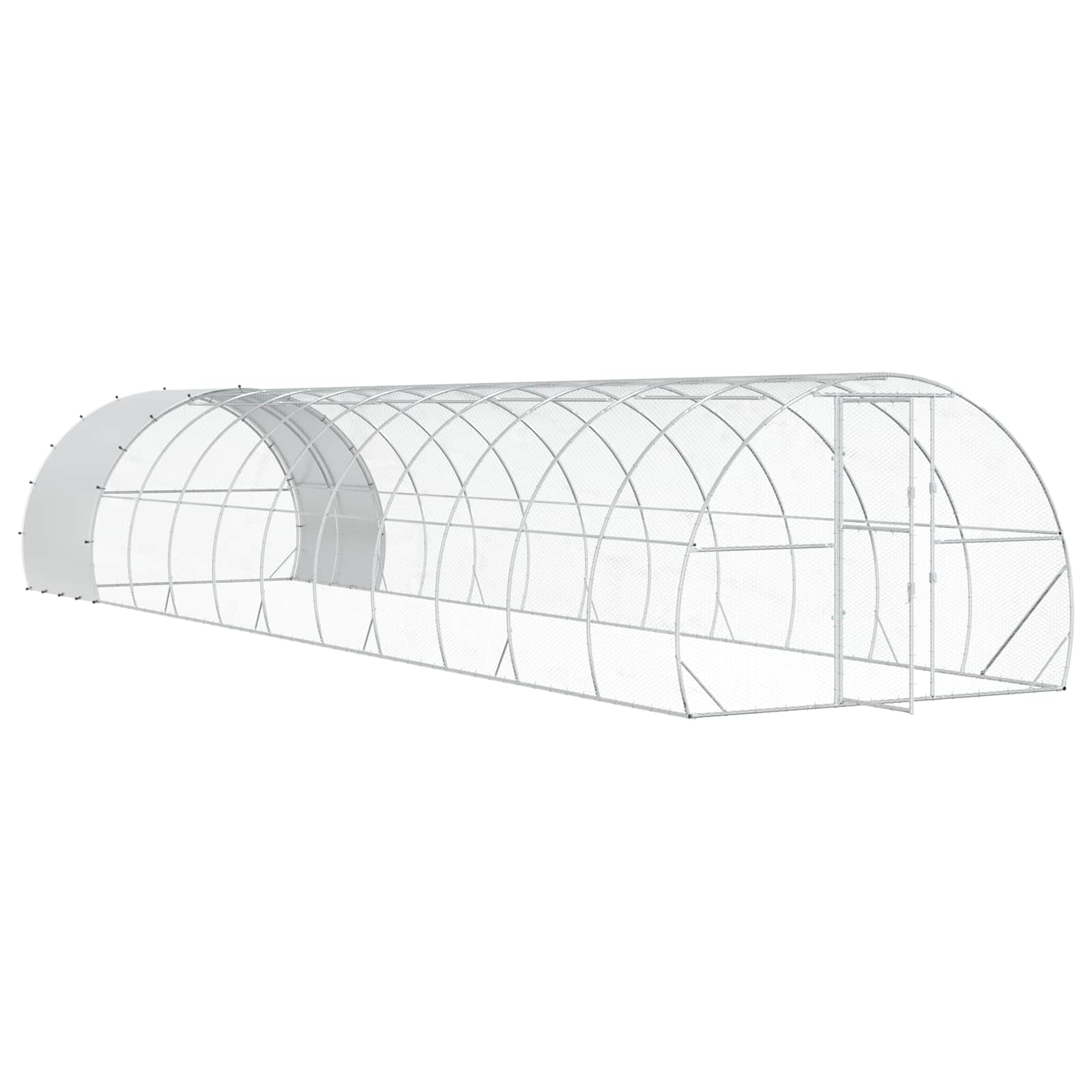 Κοτέτσι Ασημί 1200 x 300 x 200 cm Γαλβανισμένος Χάλυβας