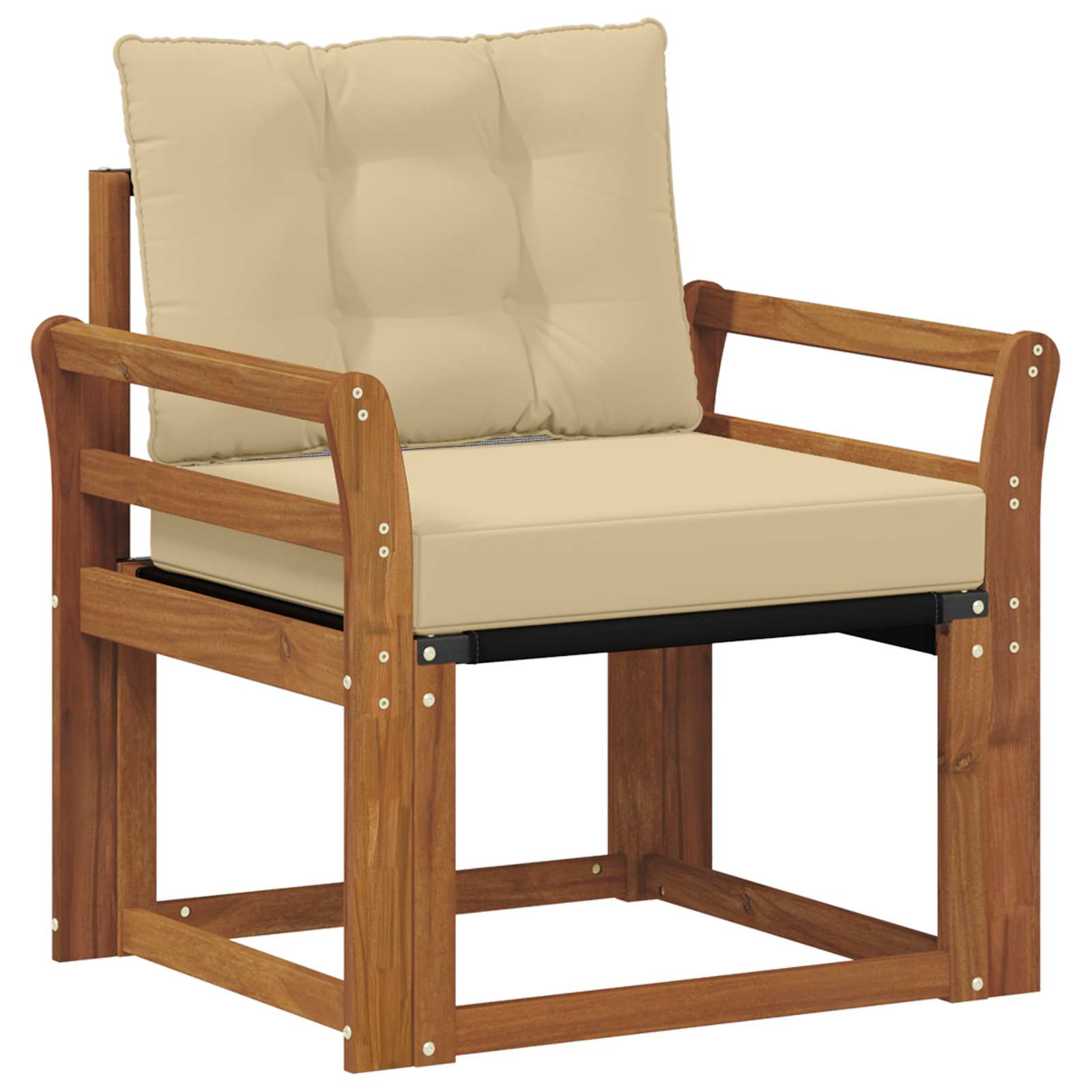 Εξωτερικός καναπές Στερεό Ξύλο Ακακίας Φυσικό