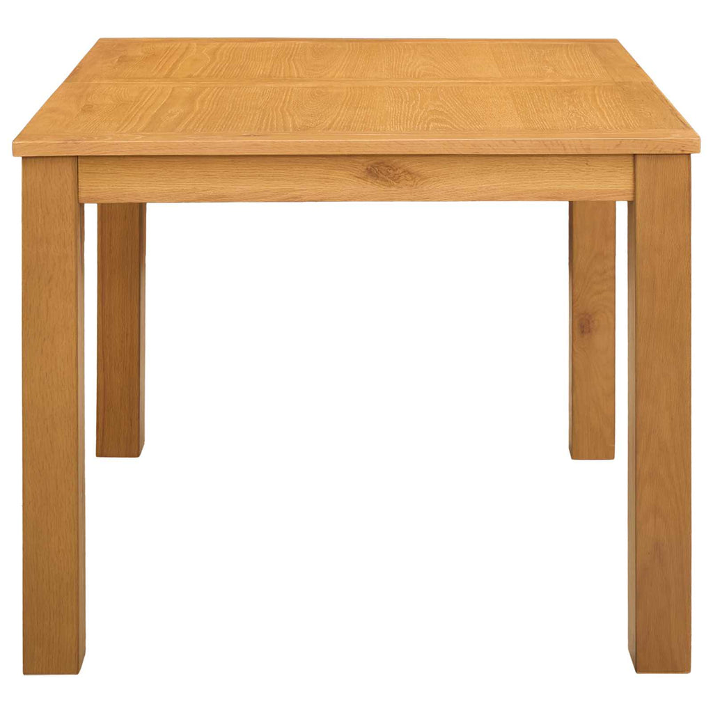 Τραπεζαρία 90 x 90 x 75 cm Στερεό Ξύλο Δρυός Φυσικό τετράγωνο