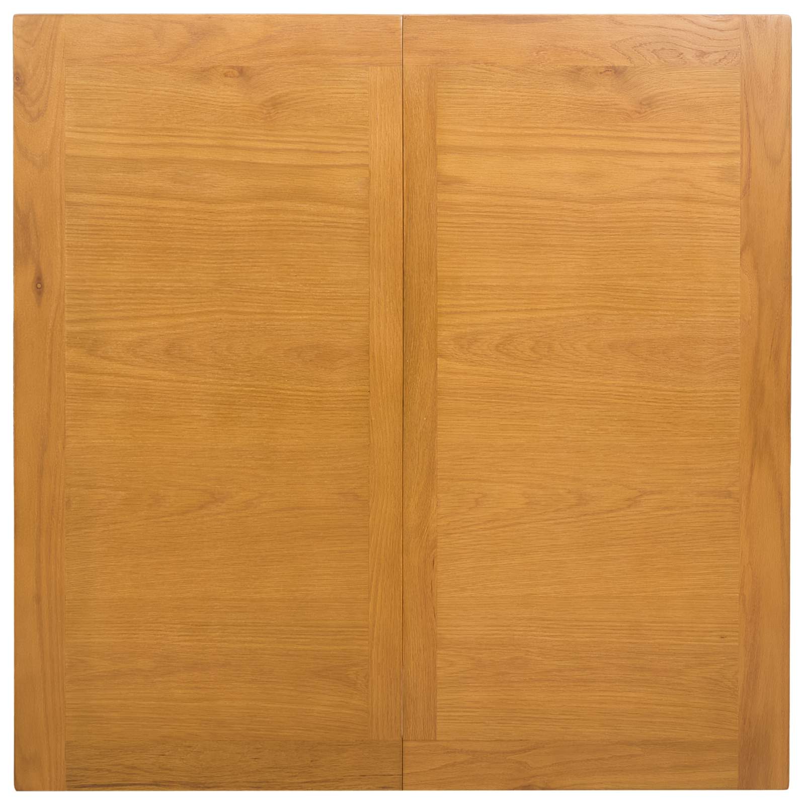 Τραπεζαρία 90 x 90 x 75 cm Στερεό Ξύλο Δρυός Φυσικό τετράγωνο
