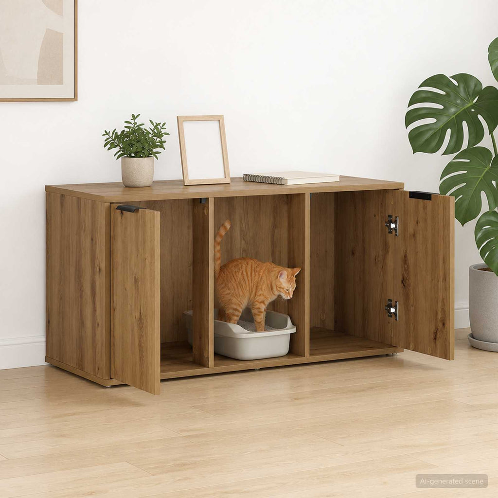 Έπιπλο Κλουβί Γάτας Artisan Δρυς 100 x 49 x 45 εκ.