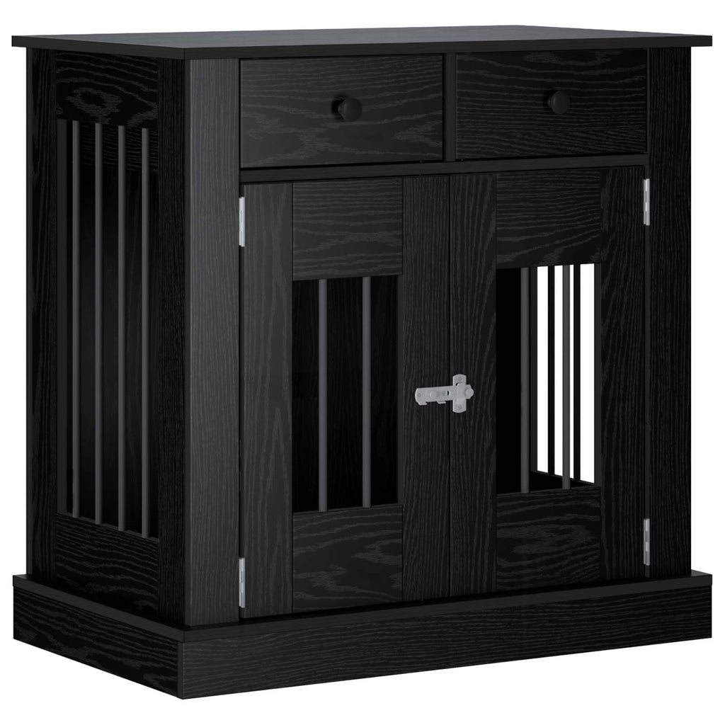 Έπιπλο για κλουβί σκύλου Μαύρη Δρυς 80 x 47,5 x 80 εκ