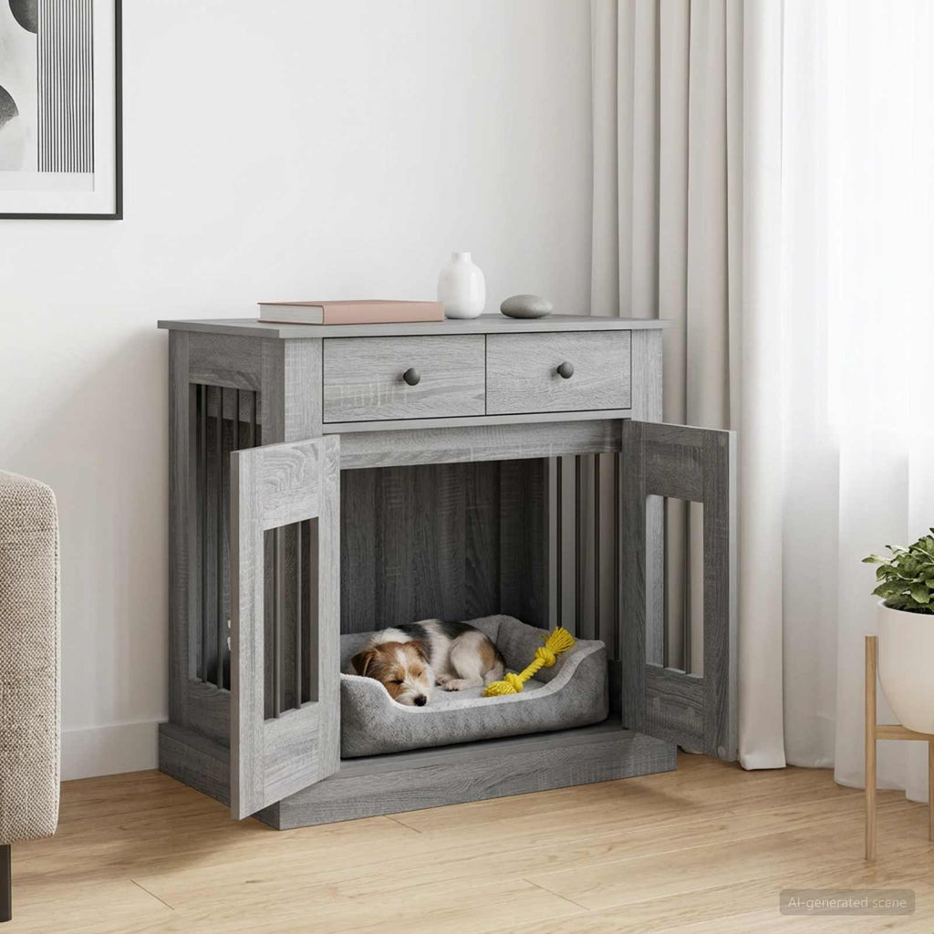 Έπιπλο για κλουβί σκύλου Γκρι Sonoma 80 x 47,5 x 80 εκ