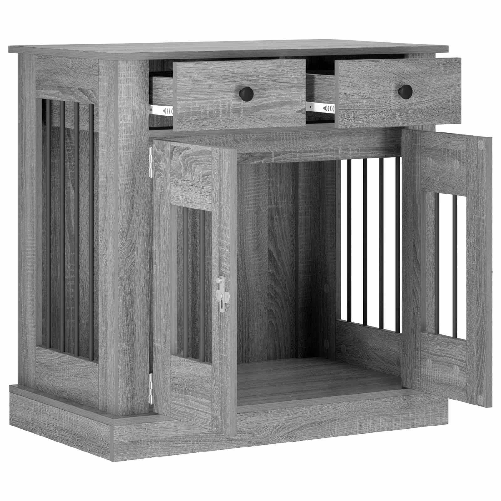 Έπιπλο για κλουβί σκύλου Γκρι Sonoma 80 x 47,5 x 80 εκ