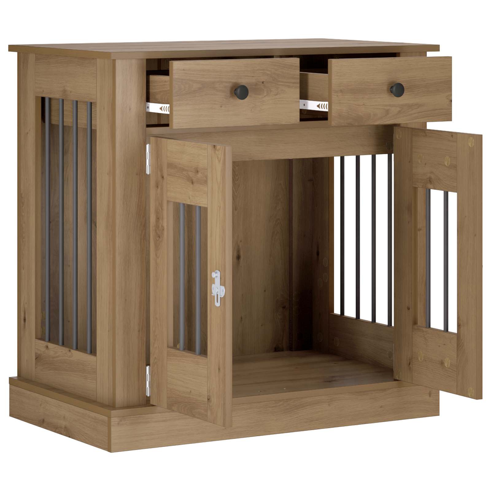 Έπιπλο για κλουβί σκύλου Artisan Δρυς 80 x 47,5 x 80 εκ