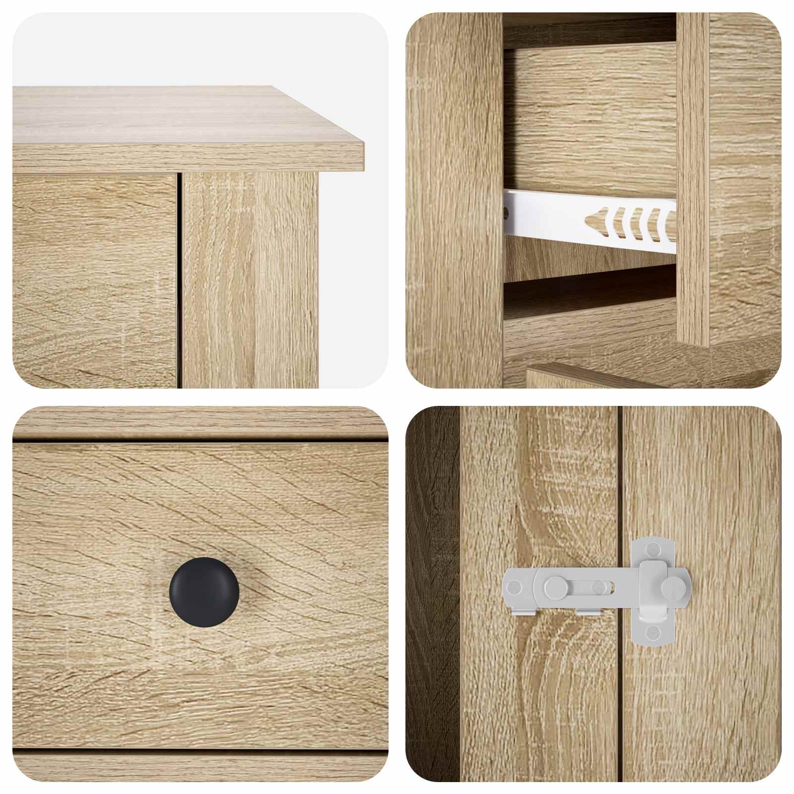 Έπιπλο για κλουβί σκύλου Sonoma Δρυς 90 x 47,5 x 80 εκ