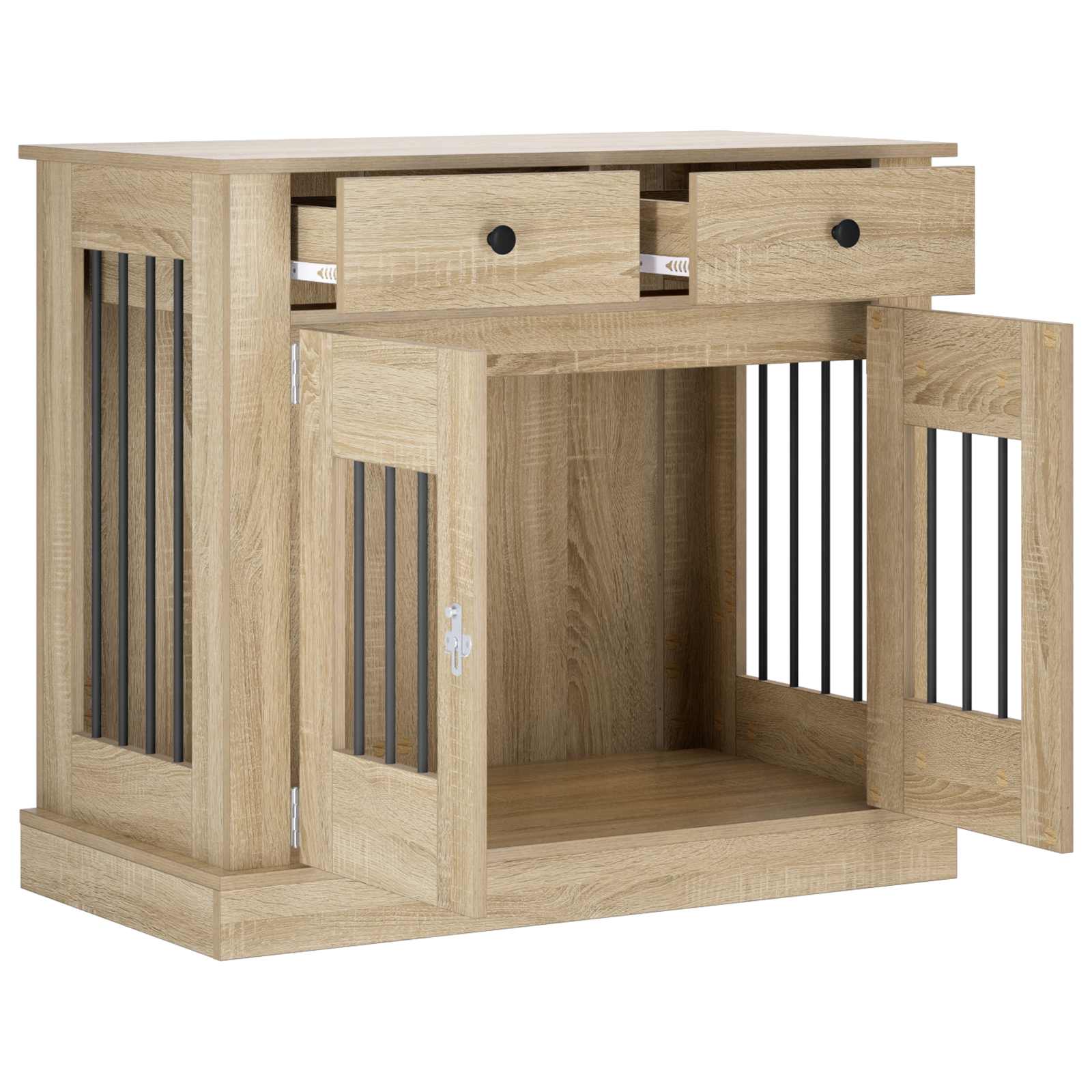 Έπιπλο για κλουβί σκύλου Sonoma Δρυς 90 x 47,5 x 80 εκ
