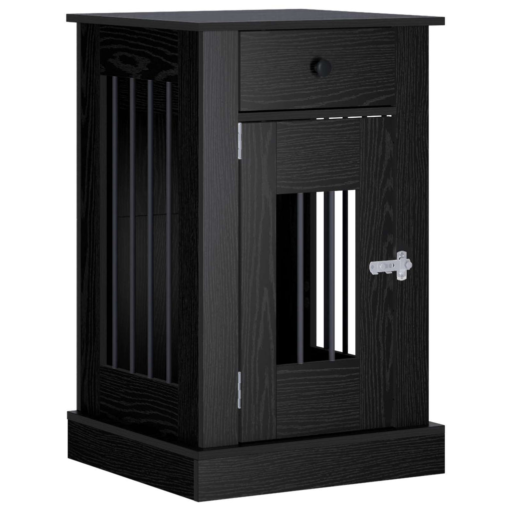 Έπιπλο για κλουβί σκύλου Μαύρη Δρυς 50 x 47,5 x 80 εκ.