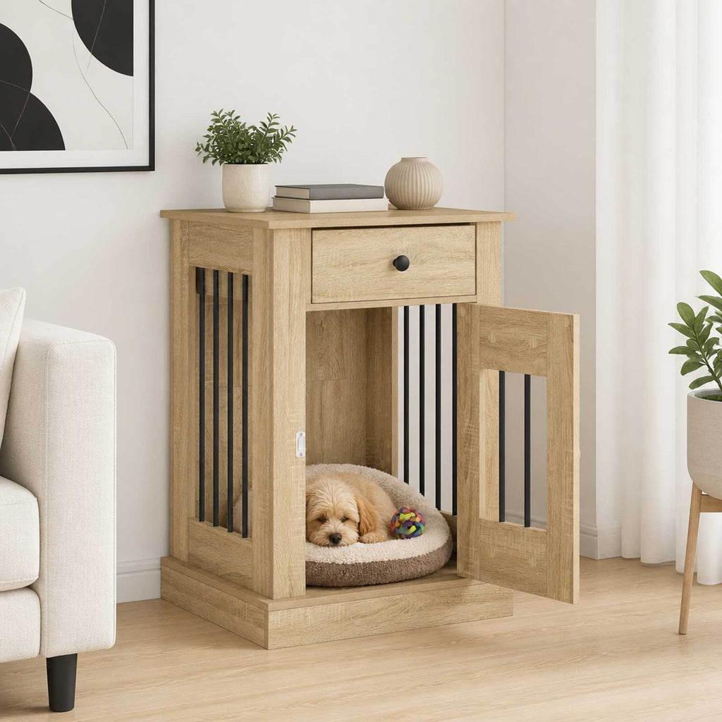 Έπιπλο για κλουβί σκύλου Sonoma Δρυς 50 x 47,5 x 80 εκ.