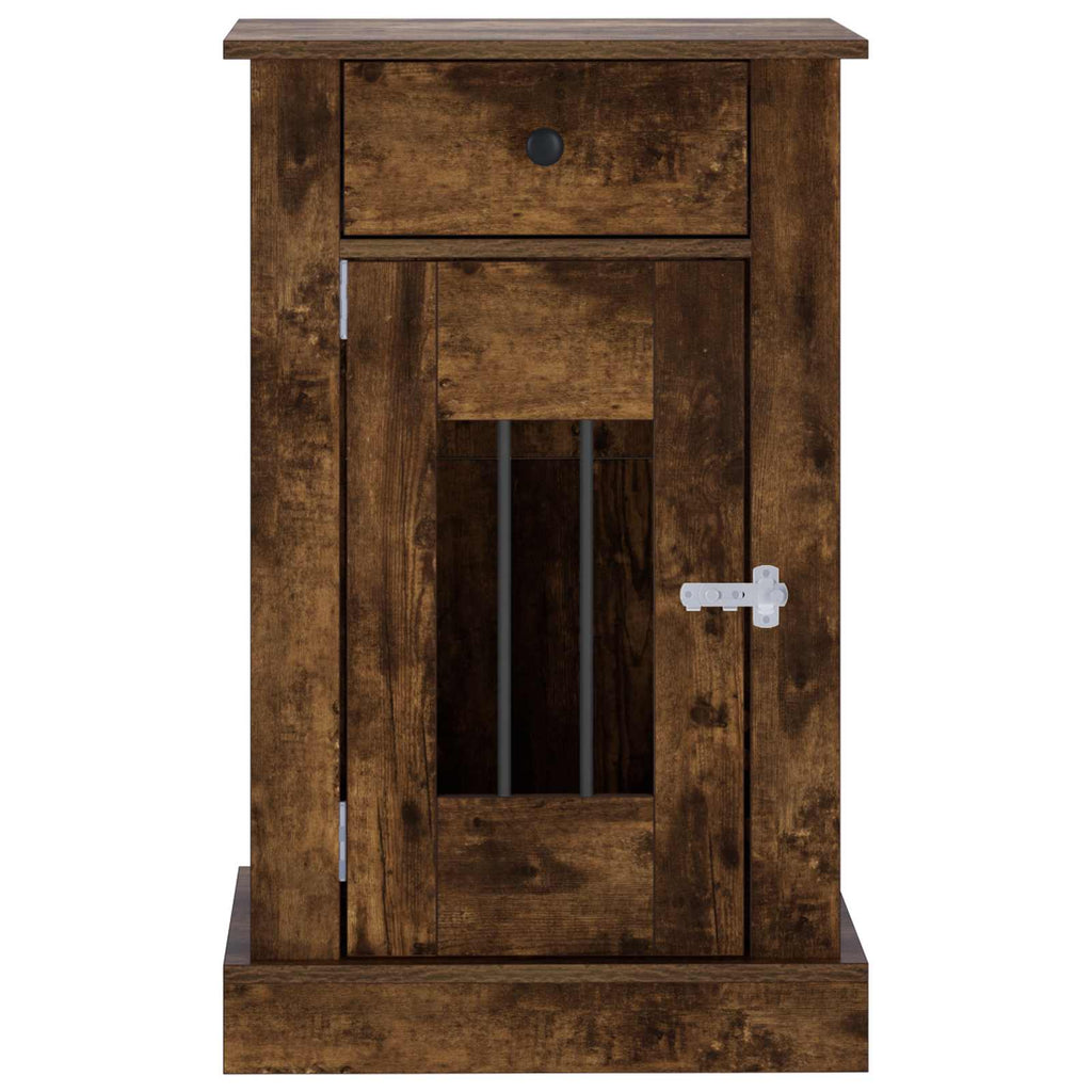 Έπιπλο για κλουβί σκύλου Καπνισμένο Ξύλο Δρυός