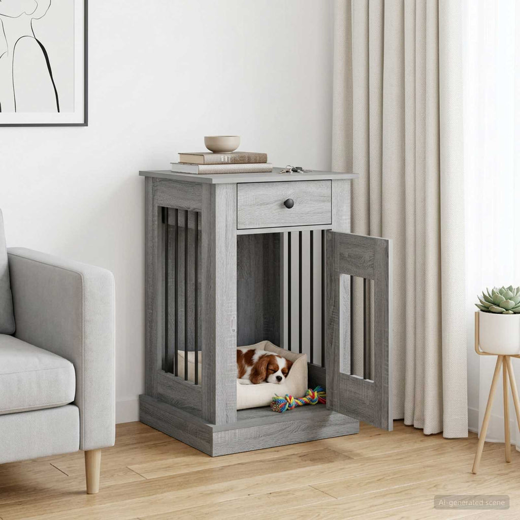 Έπιπλο για κλουβί σκύλου Γκρι Sonoma 50 x 47,5 x 80 εκ.