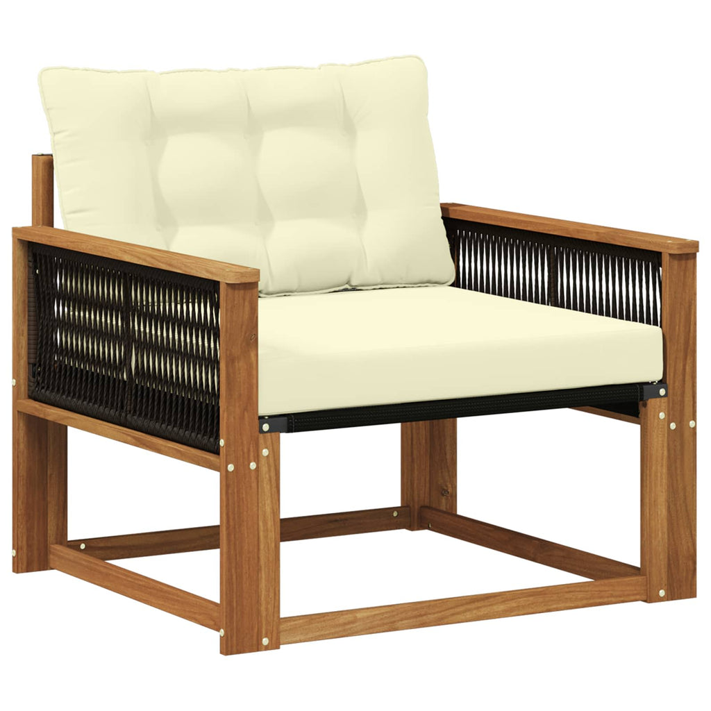 Στερεό ξύλο ακακίας και Textilene