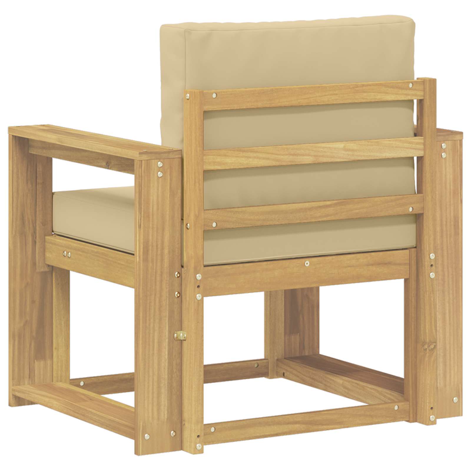 Εξωτερικός καναπές Πολυεστέρας Λευκό και Μπεζ