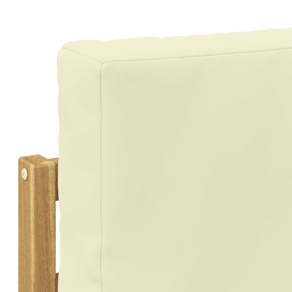Σειρά Καναπέ Εξωτερικού Πολυεστέρας Λευκό