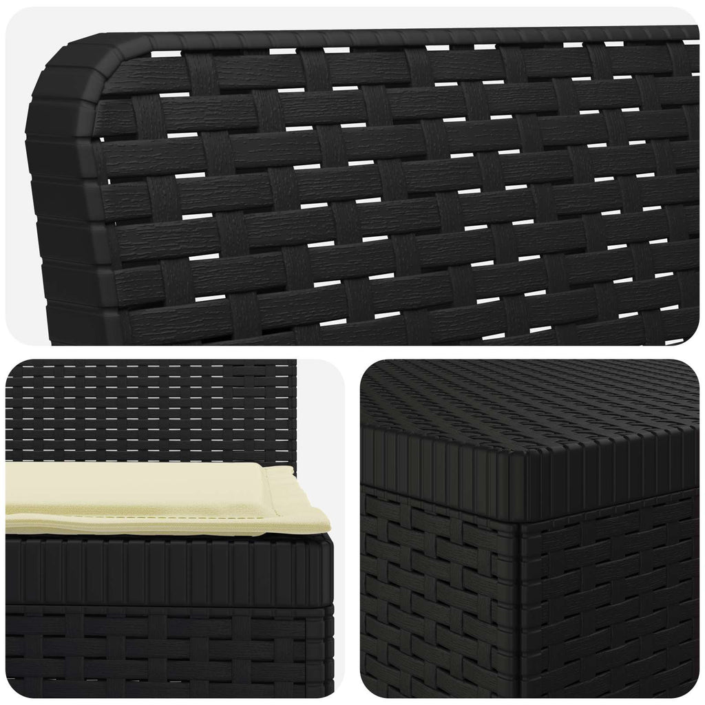 Καλοκαίρι Καναπές Κήπου 4 Θέσεων με Μαξιλάρια σε Ρατάν PP