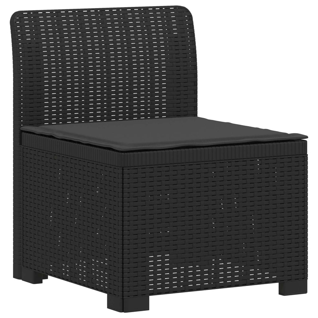 Καλοκαίρι Καναπές Κήπου 4 Θέσεων με Μαξιλάρια σε Ρατάν PP